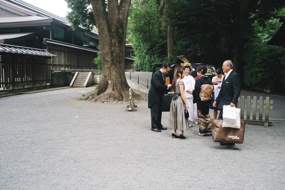 And a second wedding was on already in preparation; quite a busy day for the Meiji shrine priests.