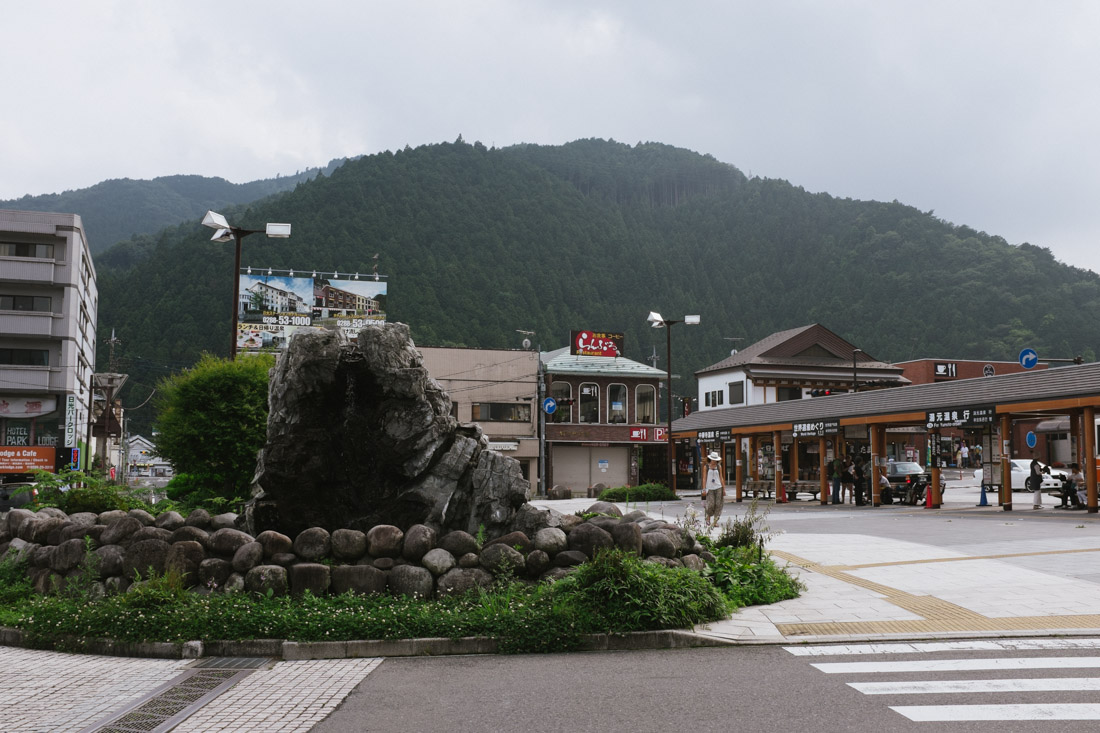 Main square in Nikko.
